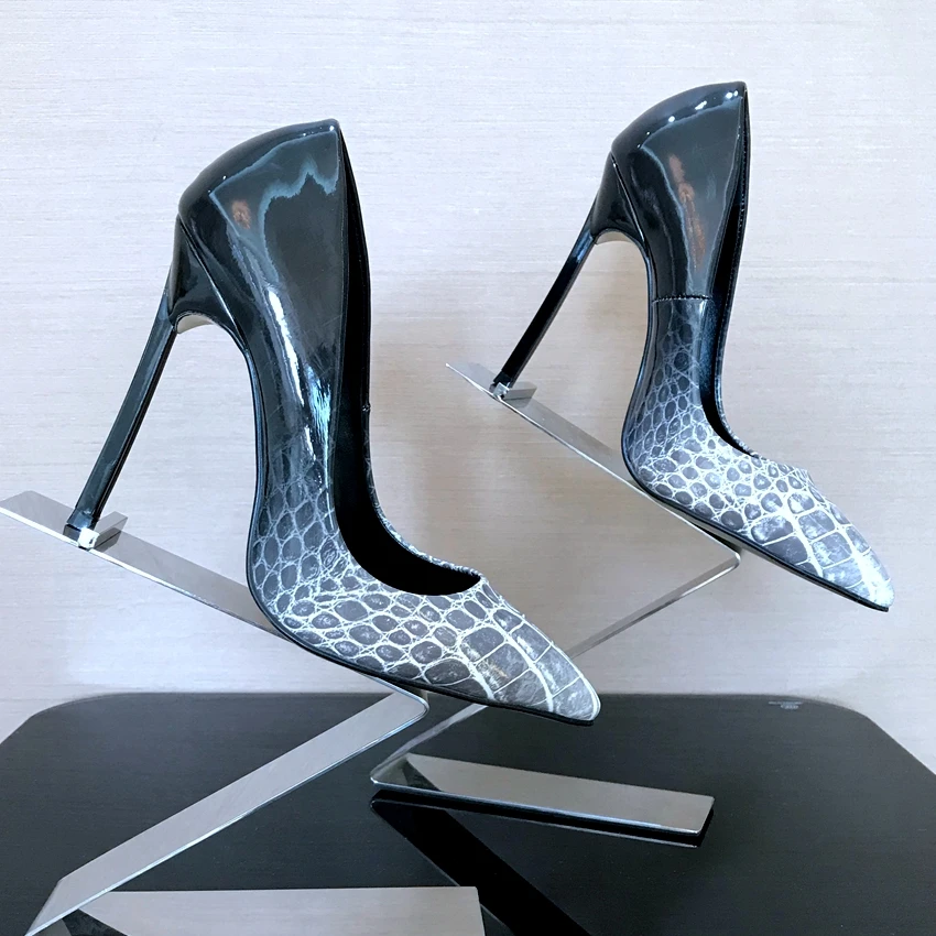 2018 элегантные женские туфли-лодочки с острым носком на высоком каблуке женская