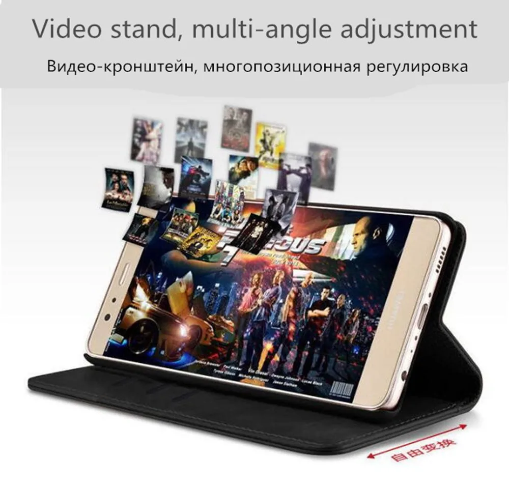 Роскошный чехол-Кошелек из искусственной кожи для Vertex Impress Eagle 4G чехол с откидной