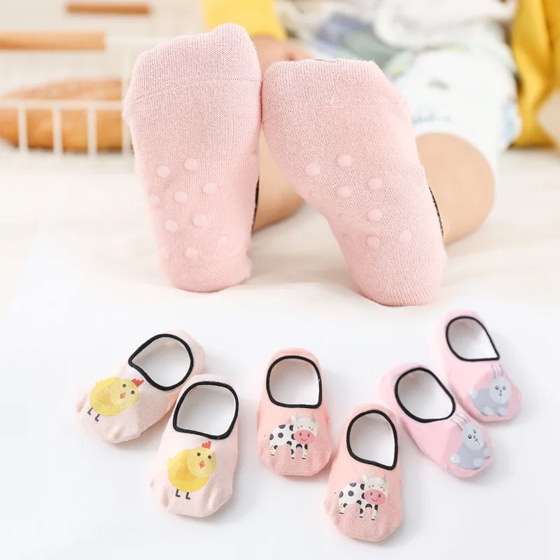 3 пар/лот летние детские носки хлопковые нескользящие высокого качества с