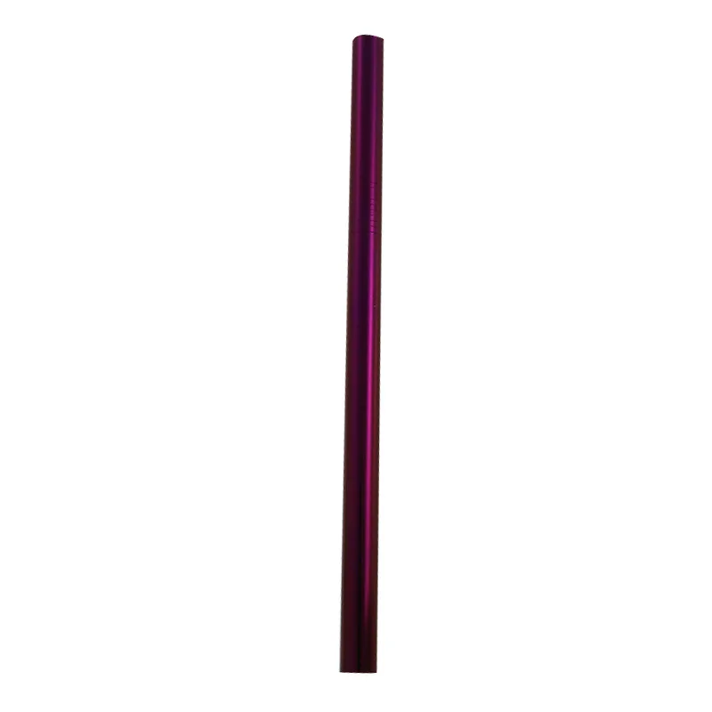 purple Многоразовые, для питья соломы высокого качества 304 металлическая соломинка из нержавеющей стали с чистящей щеткой для кружек 20/30 oz - Цвет: purple