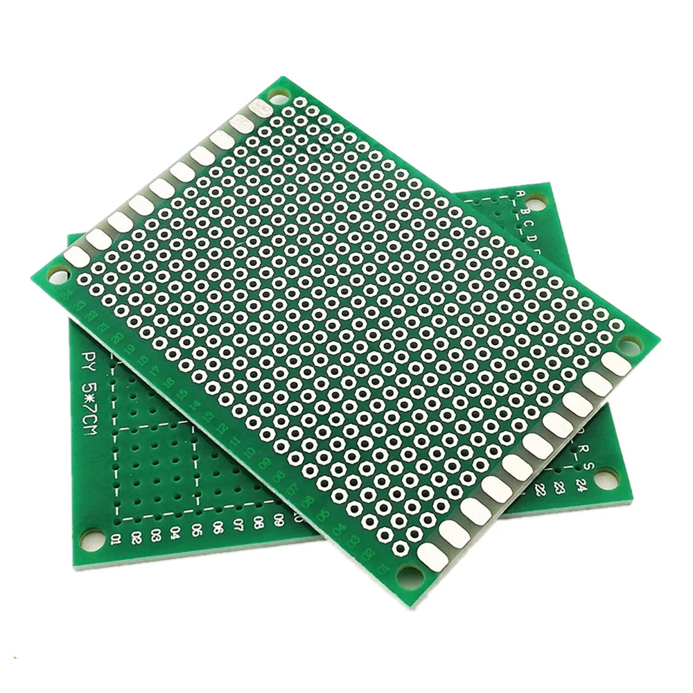 5*7 см односторонняя PCB универсальная доска отверстие шаг 2 54 мм электронный DIY