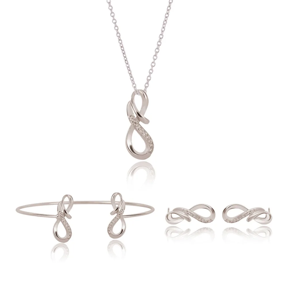 2016 Оптовая Позолоченные Комплект Ювелирных Изделий Изысканный Цифровой 8