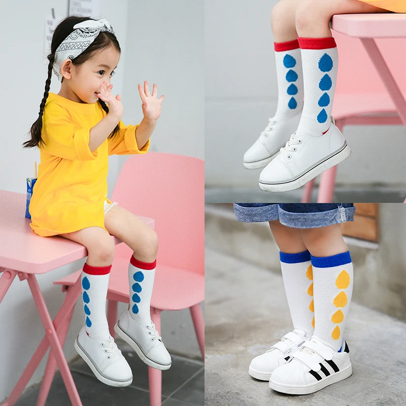 

Хлопковые носки для мальчиков и девочек; Детские длинные носки; 4 пар/лот для От 1 до 5 лет; Детские колготки