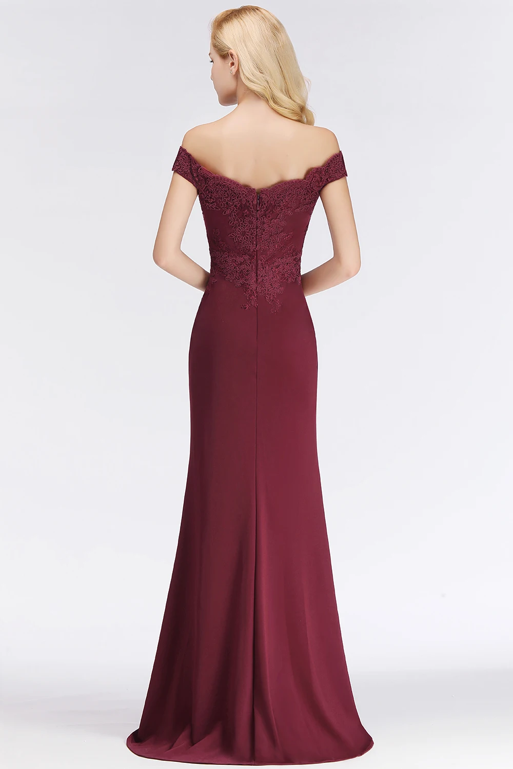 Customized Sexy Off the Shoulder Mermaid Appliques Evening Dresses Lace Long Prom Formal Party Gowns Vestido De Festa | Свадьбы и