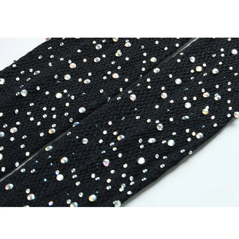 white Rhinestone Неоновые колготки и чулки женские сексуальные открытые Стразы ажурные карнавальные чулки блестящее Прозрачное нижнее белье бриллиантовые колготки - Цвет: white Rhinestone