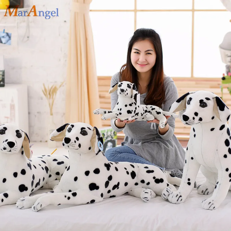 

1pc 30/40/50/60cm Kawaii Dalmatians Stuffed Toys Cute Simulation Dog Plush Toys Stuffed Doll Kids Baby Toys Gift