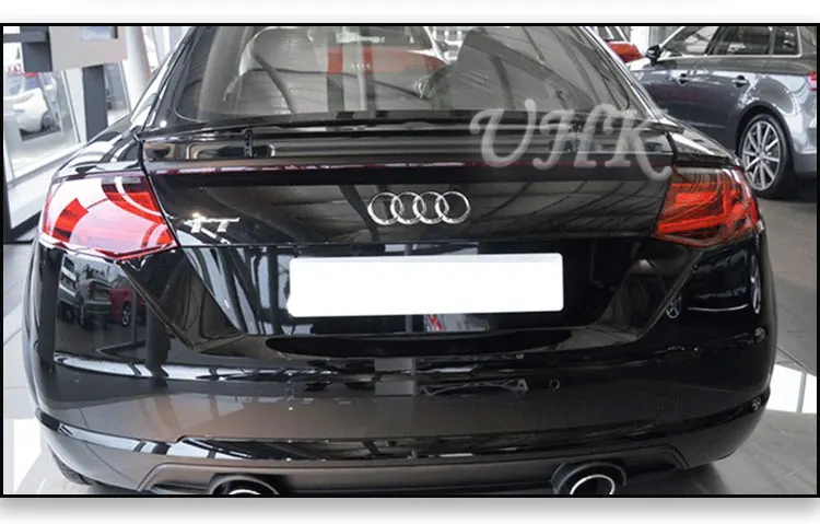 UHK для Audi TT задний спойлер хвост крылья Диффузор крышка багажника украшения Крылья крыша спойлер аксессуары Air спойлеры