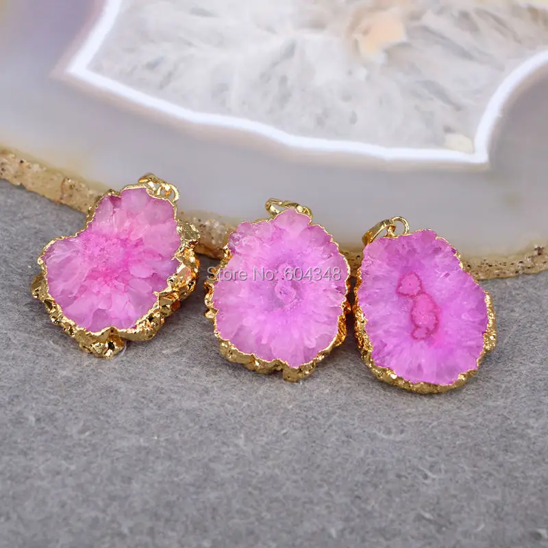 10 шт. Модные кварцевые Подвески смешанных цветов подвески в форме подсолнуха с