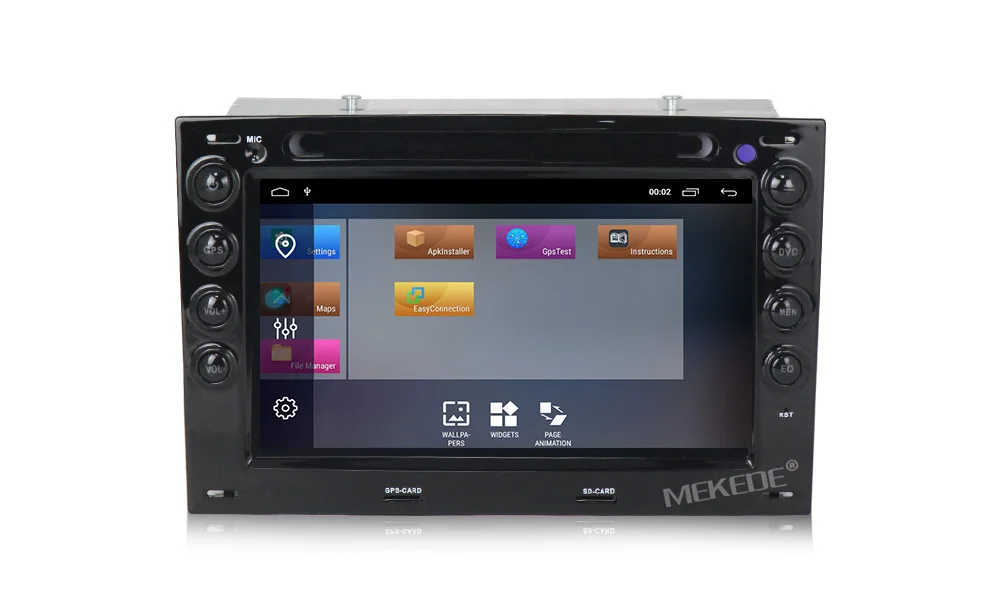MEKEDE 2din HD 7 ''Автомобильный мультимедийный плеер Android 9,1 Automotivo для Renault Megane 2 ii 2006 2007 2008 2009 2010 с BT Wifi gps