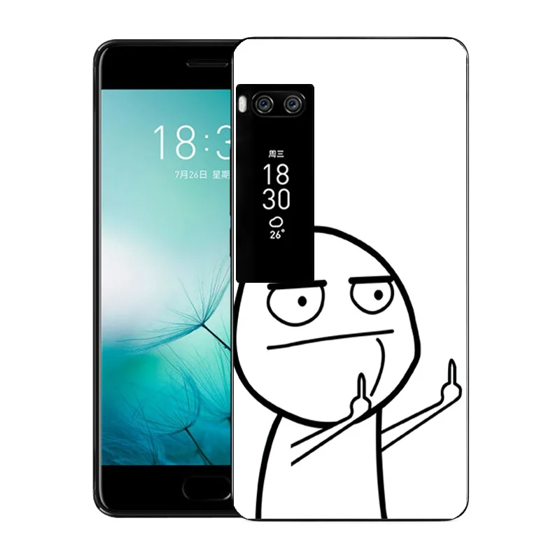 9403 15 Для Meizu Pro 7 чехол с модным принтом Мягкий Силиконовый ТПУ прозрачный чехол на заднюю панель ультра тонкий Fundas для Meizu Pro 7 PRO7 чехол для телефона s - Цвет: 9403 15