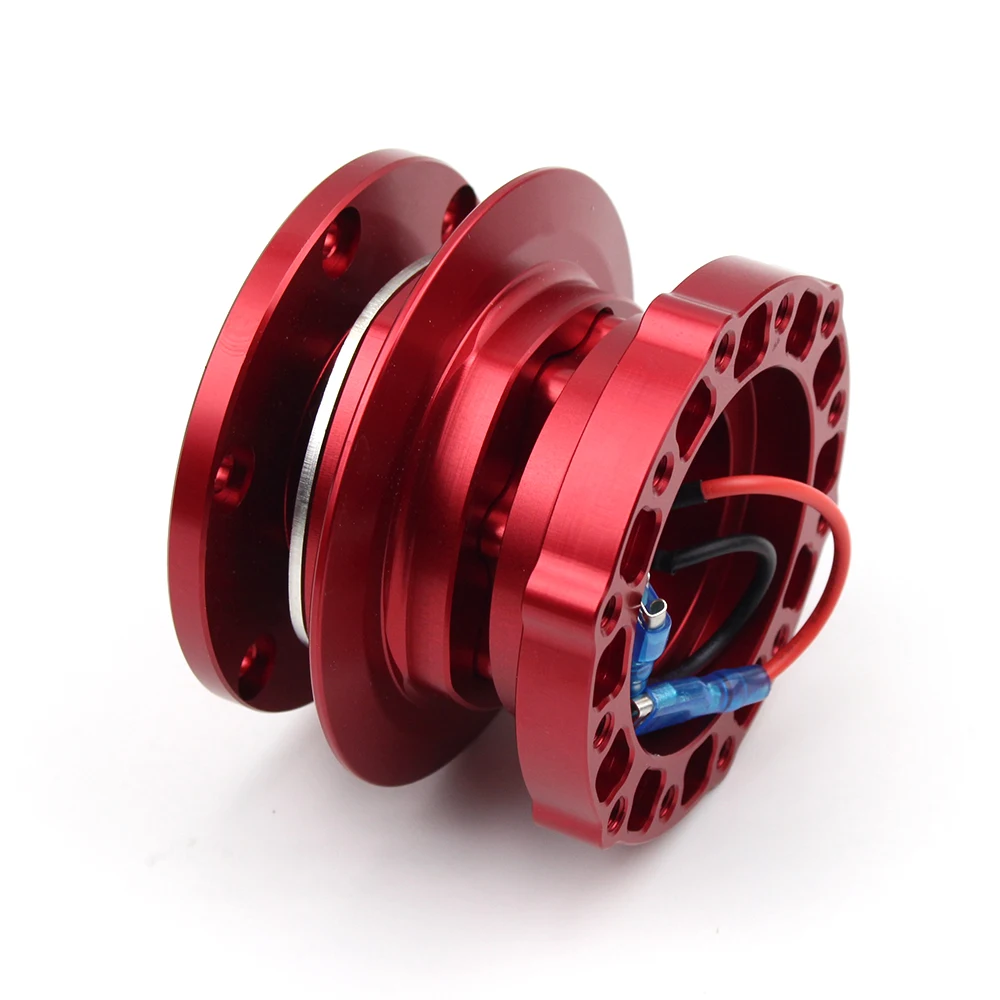 Универсальный Алюминий гоночный руль Quick Release Адаптер Hub оснастки