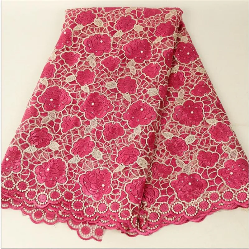 Цветочная африканская кружевная ткань 2019 Высококачественная французская