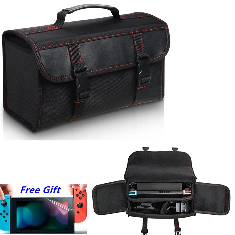Дорожный Чехол для хранения Nintendo Switch защитная жесткая сумка мессенджер