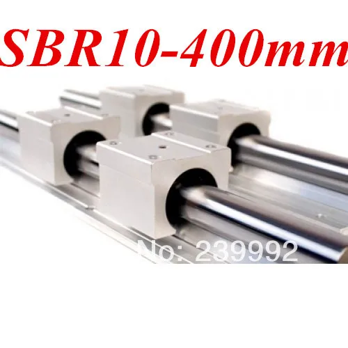 Линейная направляющая SBR10 l400мм 10 мм 2 шт./лот|Линейные направляющие| |