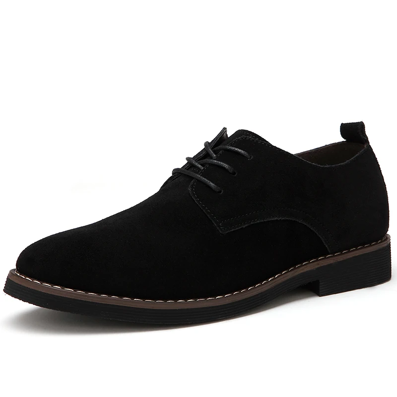 VESONAL Brand 2019 Vintage Suede Leather Men Shoes Oxford Casual Classic Sneakers For Male Comfortable Footwear Big Size 38-46 | Обувь