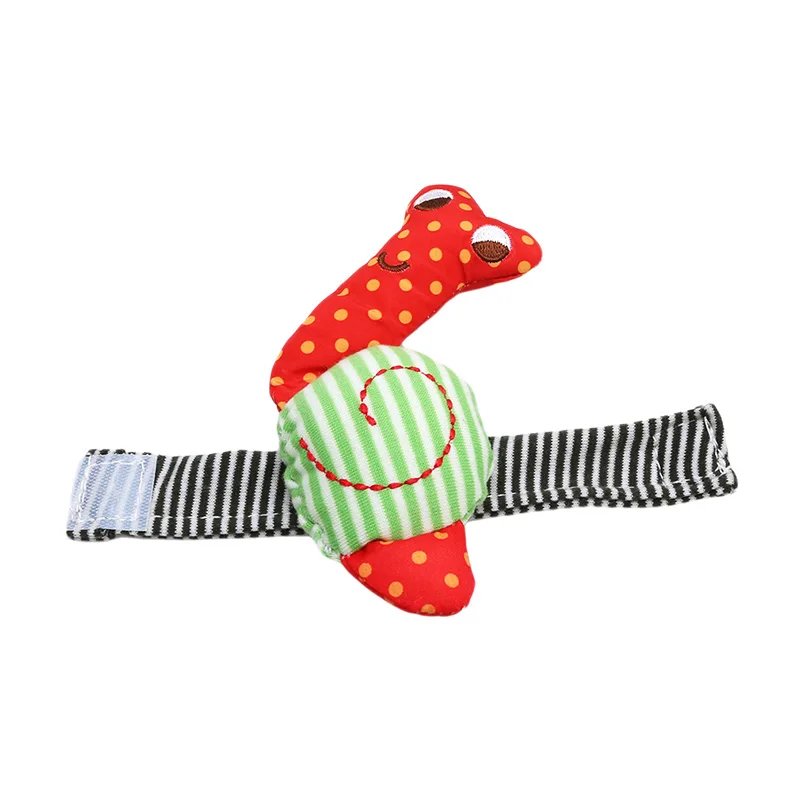 Креативный колокольчик на запястье мягкая улитка гусеница часы игрушка