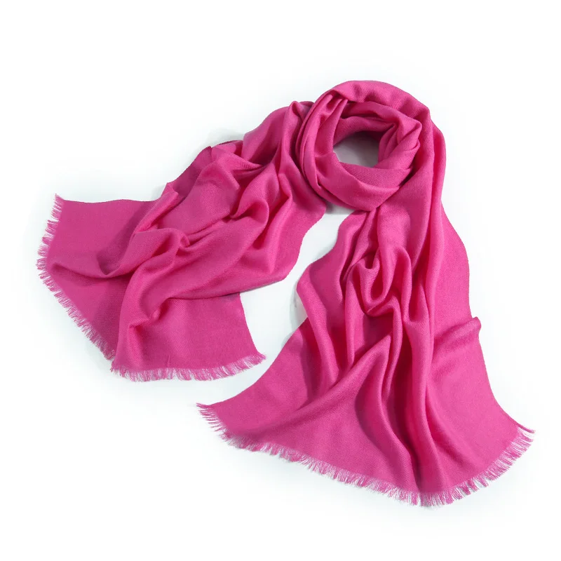 2017 высокое качество Австралийский чистая шерсть шарфы для женщин зимние теплые