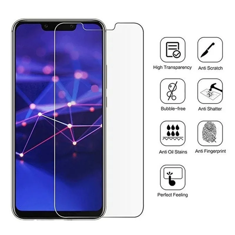 Закаленное стекло для Huawei P30 P20 P10 Lite защита экрана стеклянная пленка P8 P9 P Samrt 2019