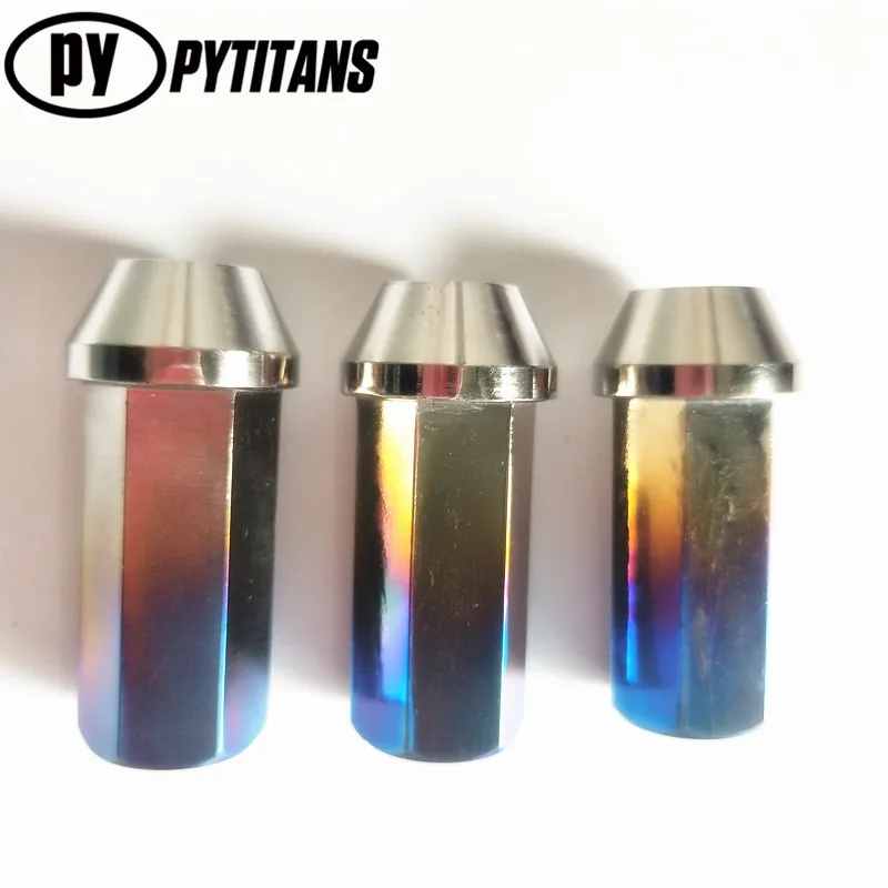 Титановый светильник PYTITANS TC4 Gr5 для гоночного колеса M12X1.5