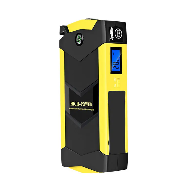 JX19-Yellow Мощный автомобильный стартер 600A 12V пусковое устройство банк питания бензиновый дизельный автомобиль батарея бустер зарядное устройство Buster автомобильный стартер CE - Цвет: JX19-Yellow