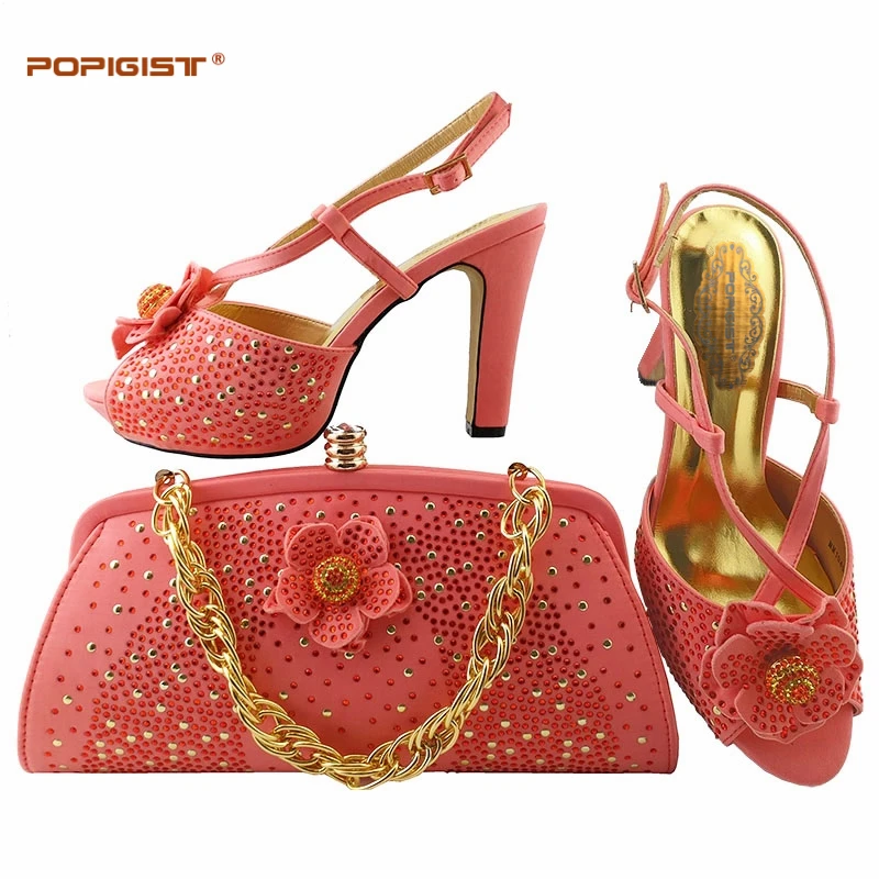 В комплекте со стразами в африканском стиле Для женщин итальянская обувь и