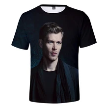 Новинка футболка с 3D принтом Niklaus Mikaelson мужская и женская модная