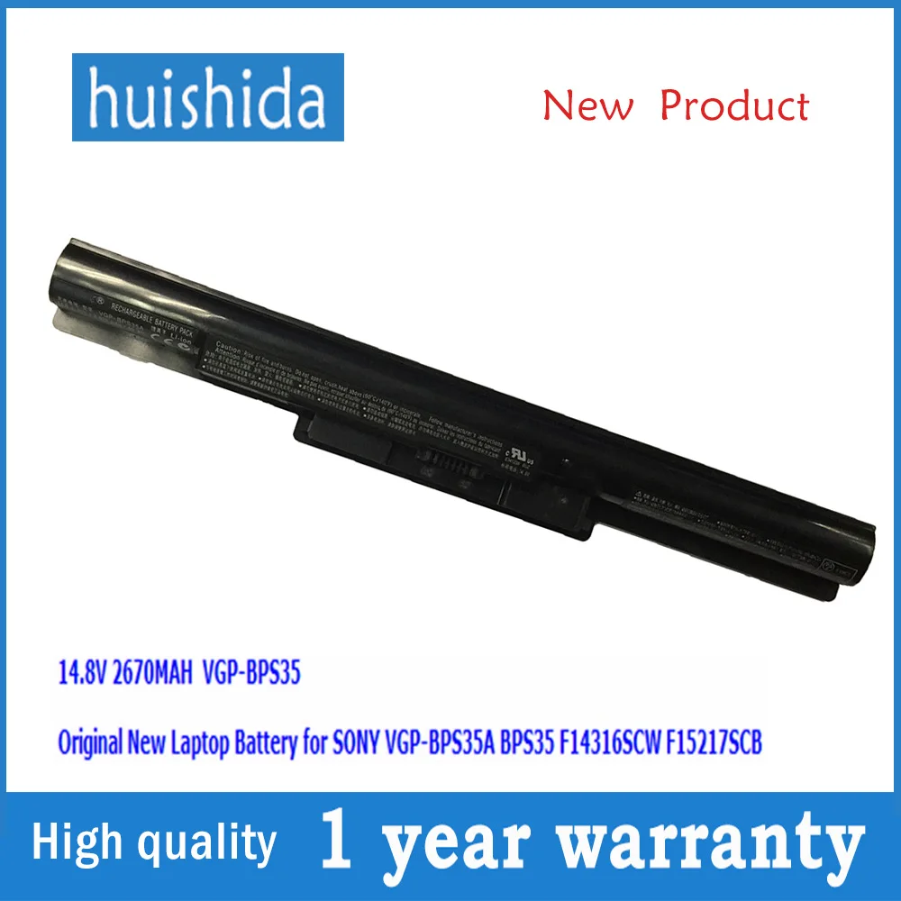 14 8 в 2670 мАч VGP BPS35 новый оригинальный аккумулятор для ноутбука Sony BPS35A F14316SCW F15217SCB vaio