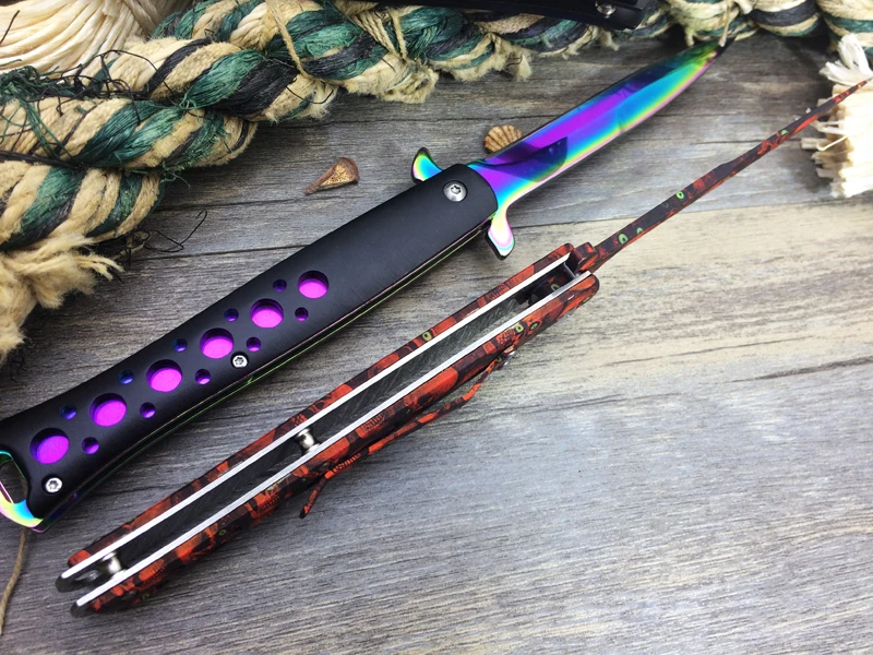 440 Steel Utility Folder Knife CNC hunting mini Pocket Folding Outdoor Practice Tactical Knives Collection ECD Rescue Tool | Инструменты