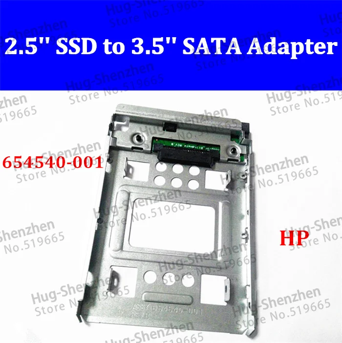 Адаптер для жесткого диска SATA SAS SSD 50 шт./лот 654540-001 2 5-001 3 5 до 651314 дюймов для-001 Gen8 N54L