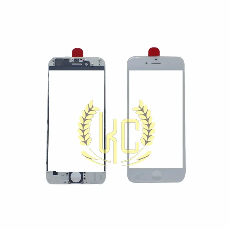 Черный/белый для iPhone 6G/6Plus стекло сенсорной панели + OCA бензель Рамка дигитайзер в