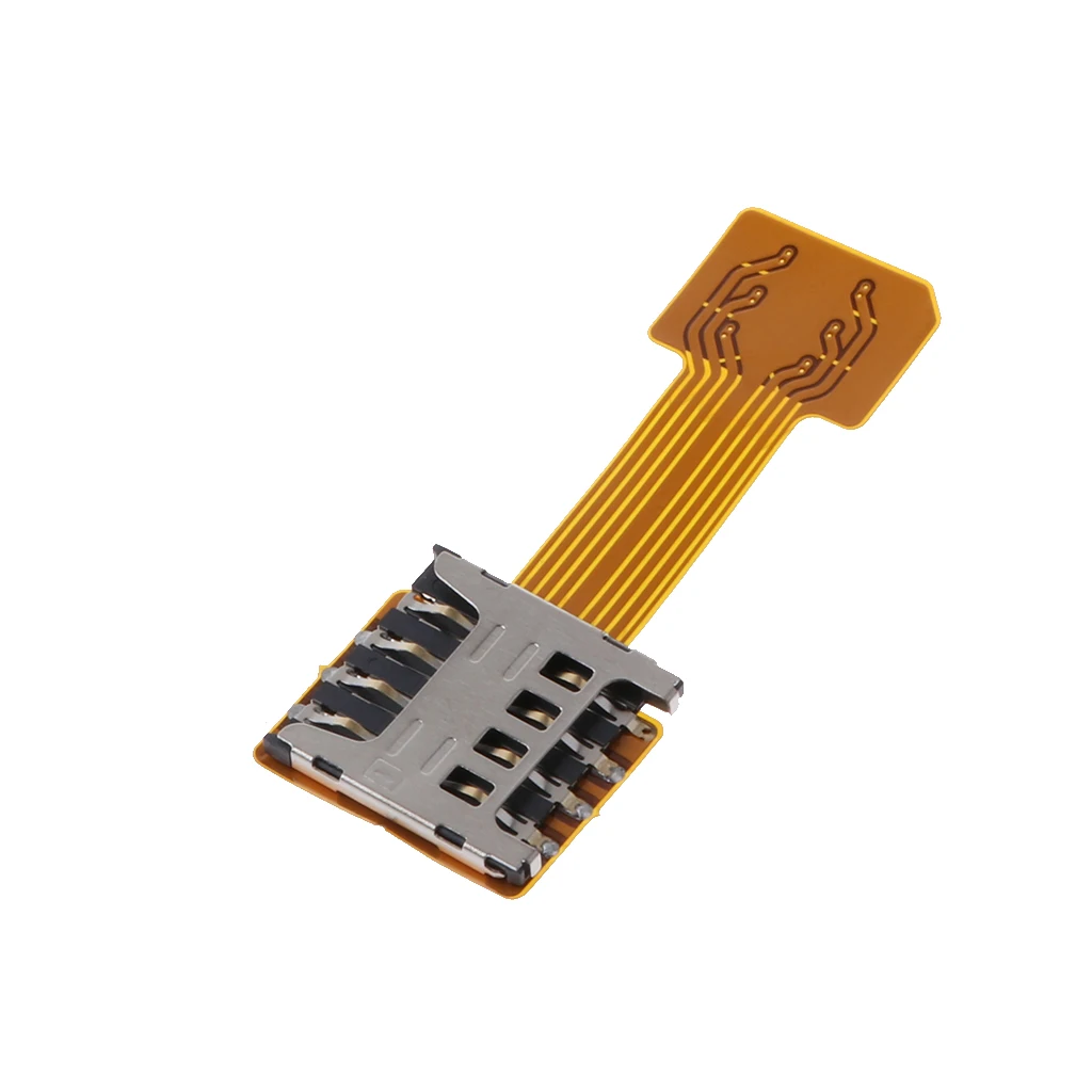 Двойной адаптер для sim-карты tf-карты Nano Micro Mini SIM гибкий кабель в режиме ожидания