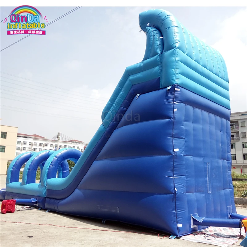 Низкая цена надувной водной горкой заднем дворе воды скольжения и скользить)|water