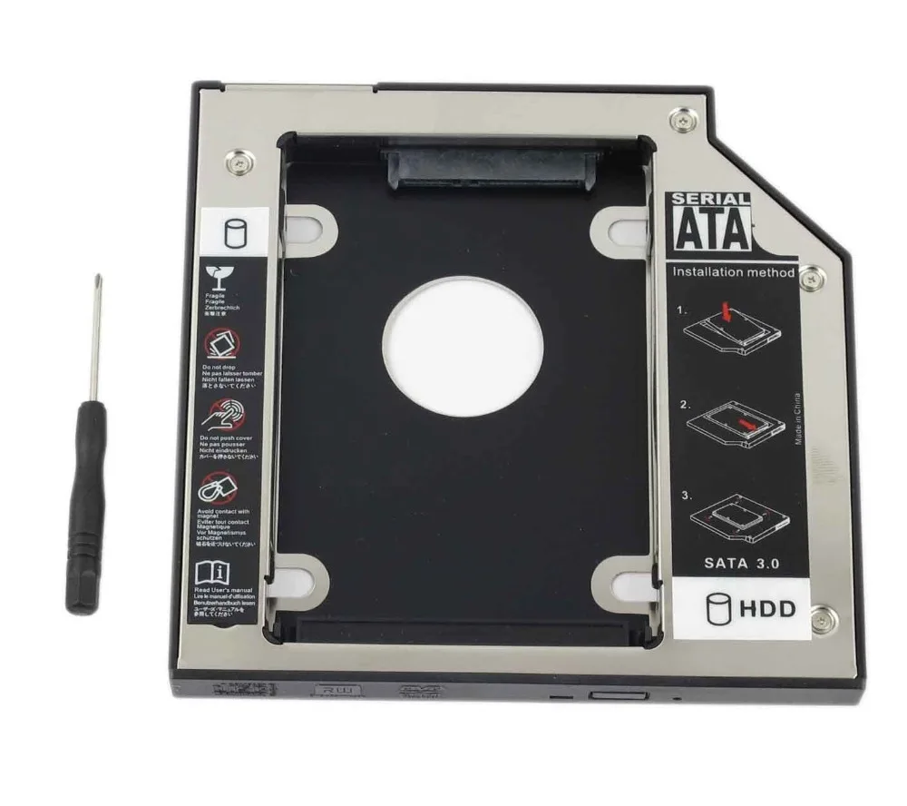 Новый жесткий диск WZSM 12 7 мм SATA 2nd SSD HDD Caddy для Dell Optiplex 740 745 755 780 960 Caddy|Компьютерные