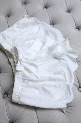 Женские роскошные сексуальные шелковые атласы кружевные двухслойные шорты для