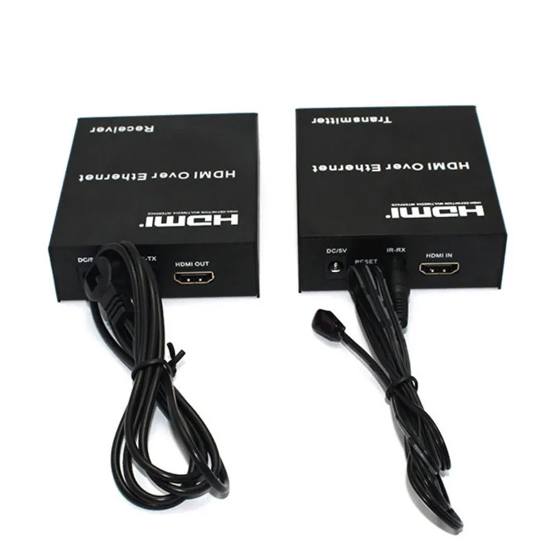 HD 1080P HDMI удлинитель 120 м по TCP/IP Cat5e/6 Ethernet кабель инфракрасный передатчик/приемник с