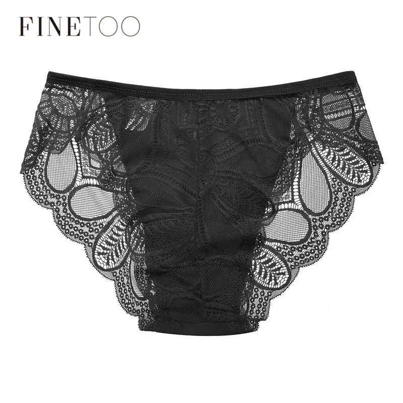 FINETOO 1 шт. женские кружевные трусики модные с цветочным узором сексуальное нижнее