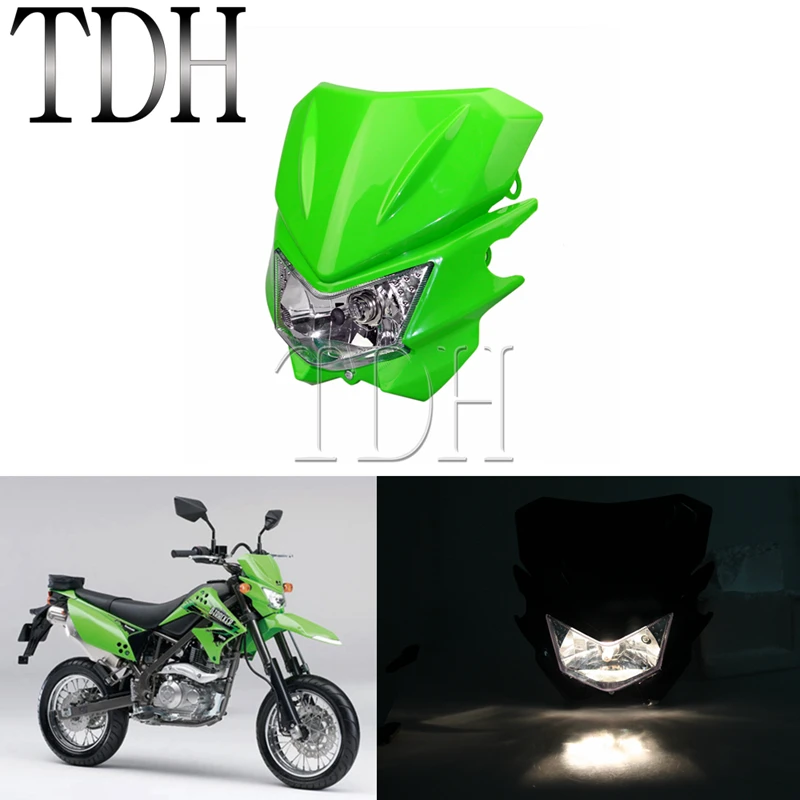 Фара мотоциклетная с ближним/дальним светом для Kawasaki KX KLX KLR KLE ZZR KDX 110 250 450 650 |