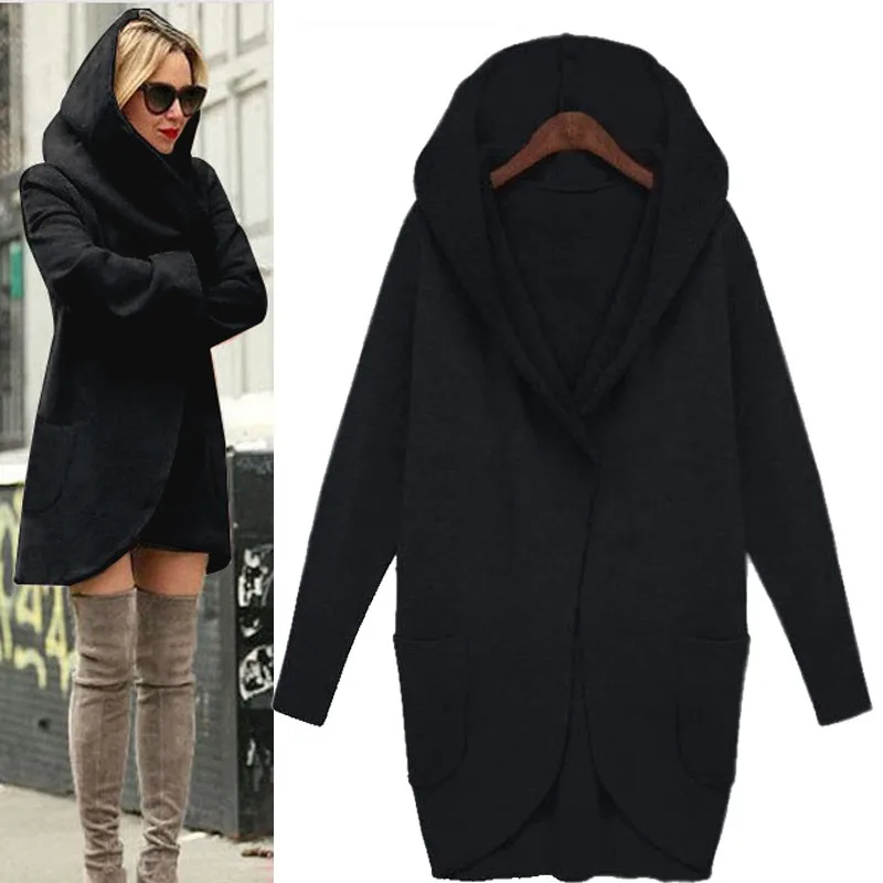 2017 New Autumn High Fashion Trend Street Women's Wool Blend Trench Coat Casual Long Outerwear Loose Clothing For Lady | Женская