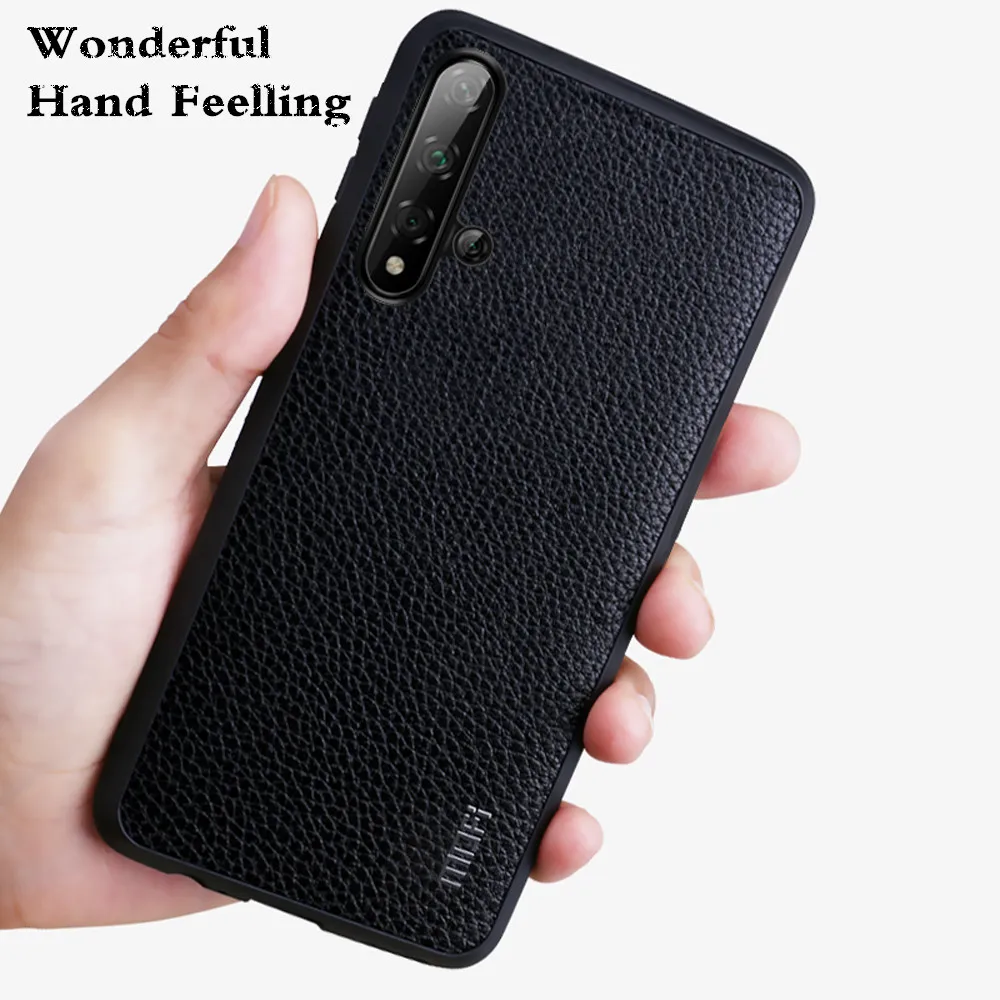 MOFi для Honor 20 чехол 20 Pro Чехол для huawei Honor 20pro чехол для задней панели Honor20 чехол из искусственной кожи ТПУ Мягкий силиконовый чехол