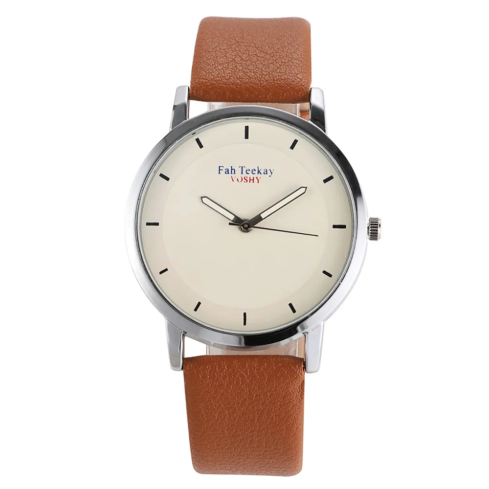 Повседневные кварцевые часы женские водонепроницаемые в стиле ретро кожаные