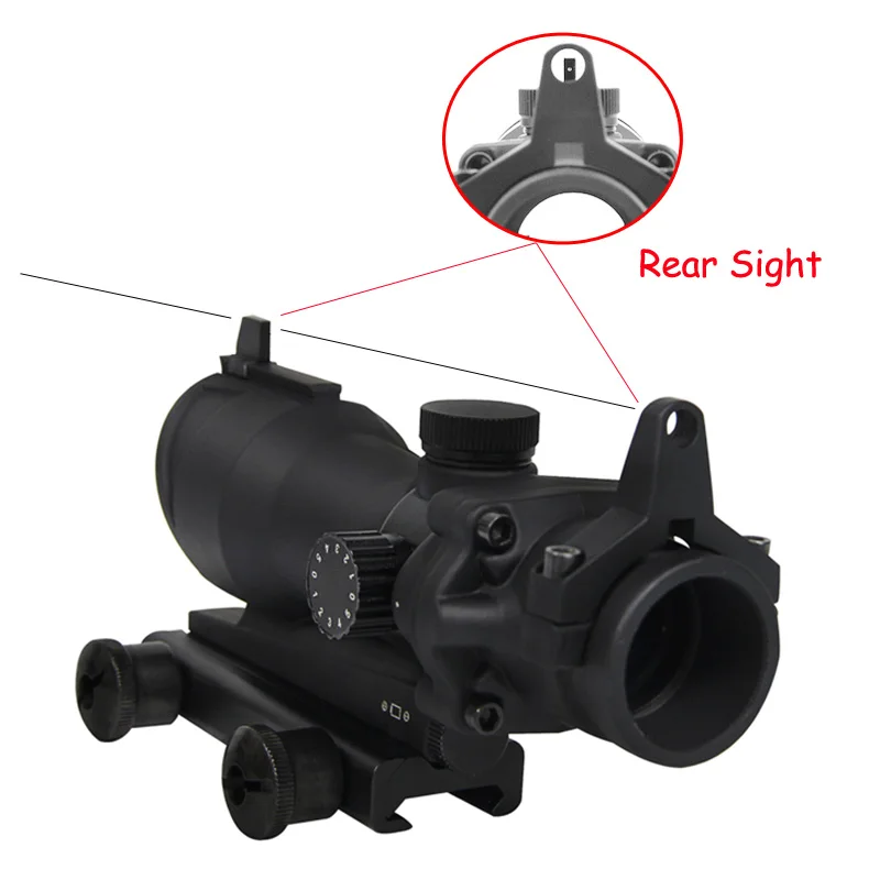 Bumlon оптическим 1X32 Коллиматорный прицел оптические прицелы Red Dot Сфера охотничьи с