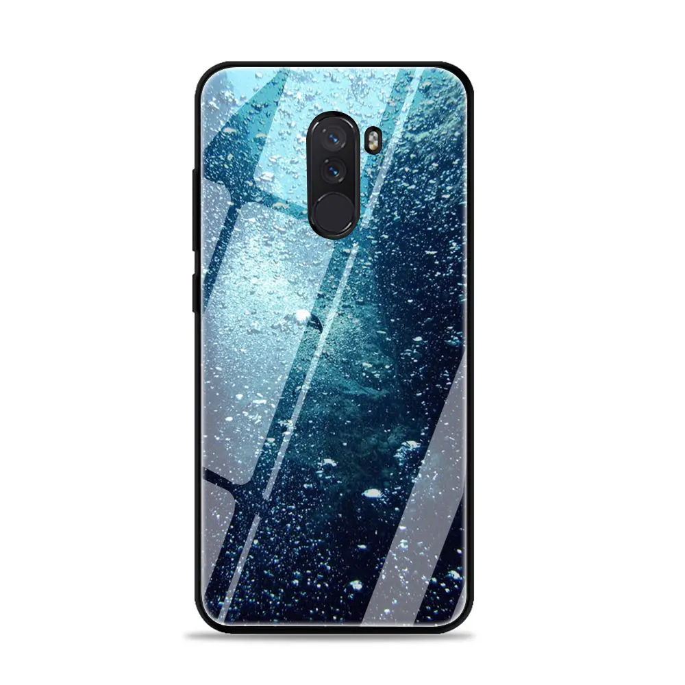 Чехол из закаленного стекла для Xiaomi Mi 8 9 Redmi 4X 6A Note 5 6 7 Pro Pocophone F1 | Мобильные