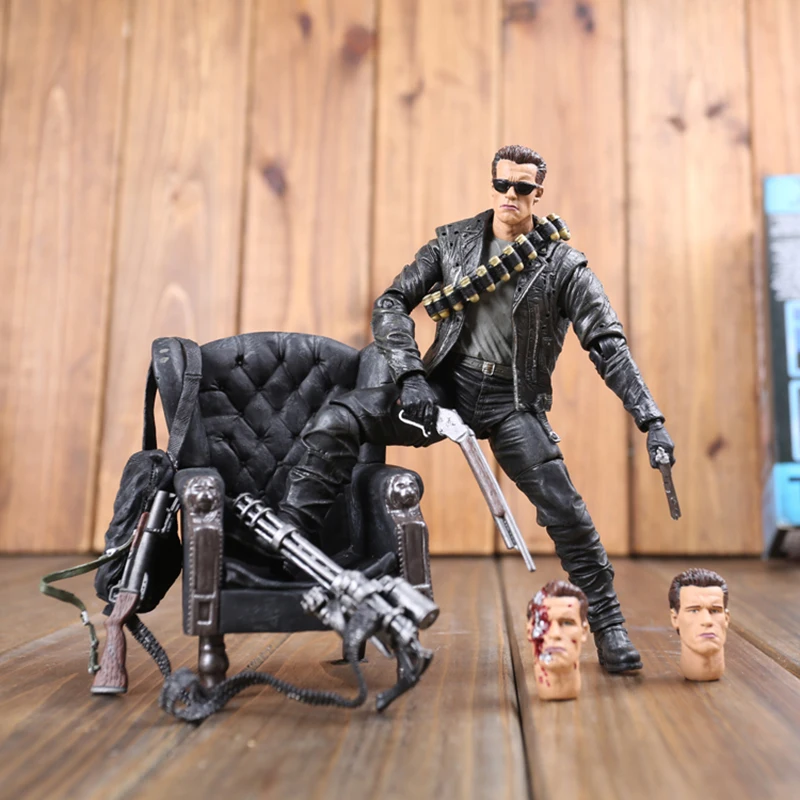 Экшн фигурка Terminator 2 T 800 масштаб 1/8 окрашенная регулируемая искусственная кукла