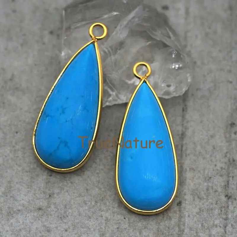 Оптовая продажа бирюзы ювелирные изделия кулон результаты капли воды форма