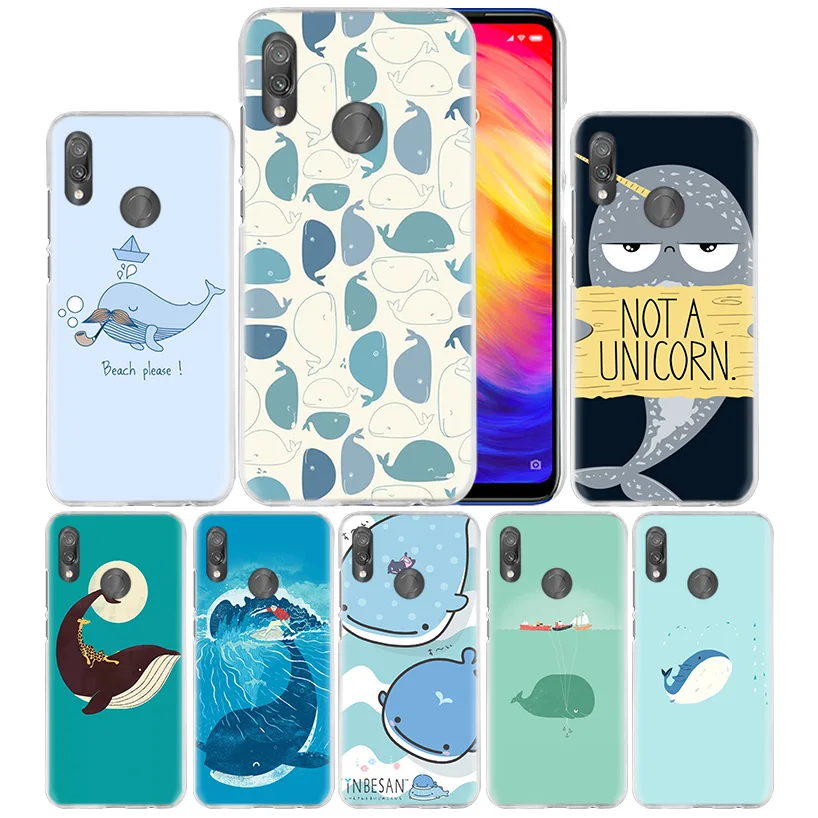 Чехол с забавным Китом для Xiao mi Red mi Go Note 7 6 6A Pro S2 5 5A 4X mi A1 A2 9 mi x 3 5G 8 lite Play F1 твердый PC Kawai чехол для телефона