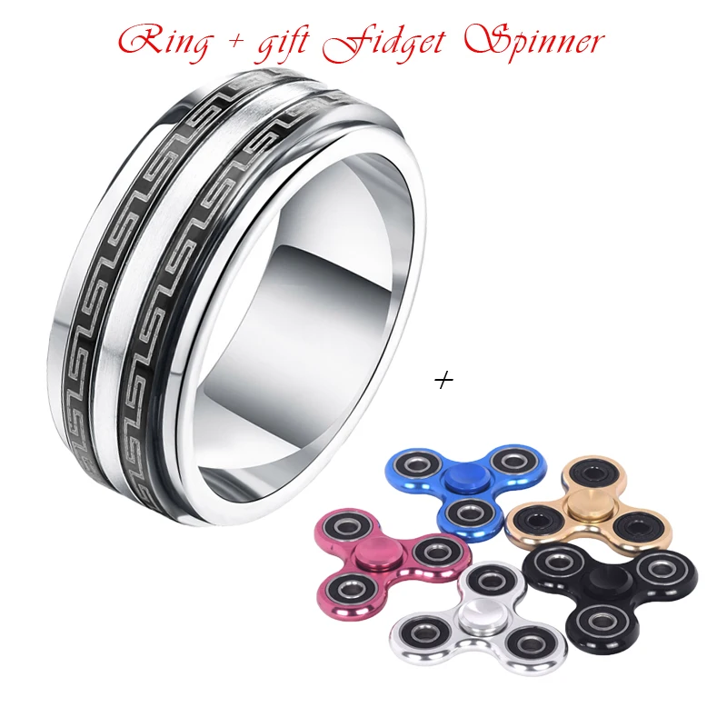 Rings and Free Gift Fidget Spinner Autism ADHD Hand In Stock Drop Shipping | Украшения и аксессуары