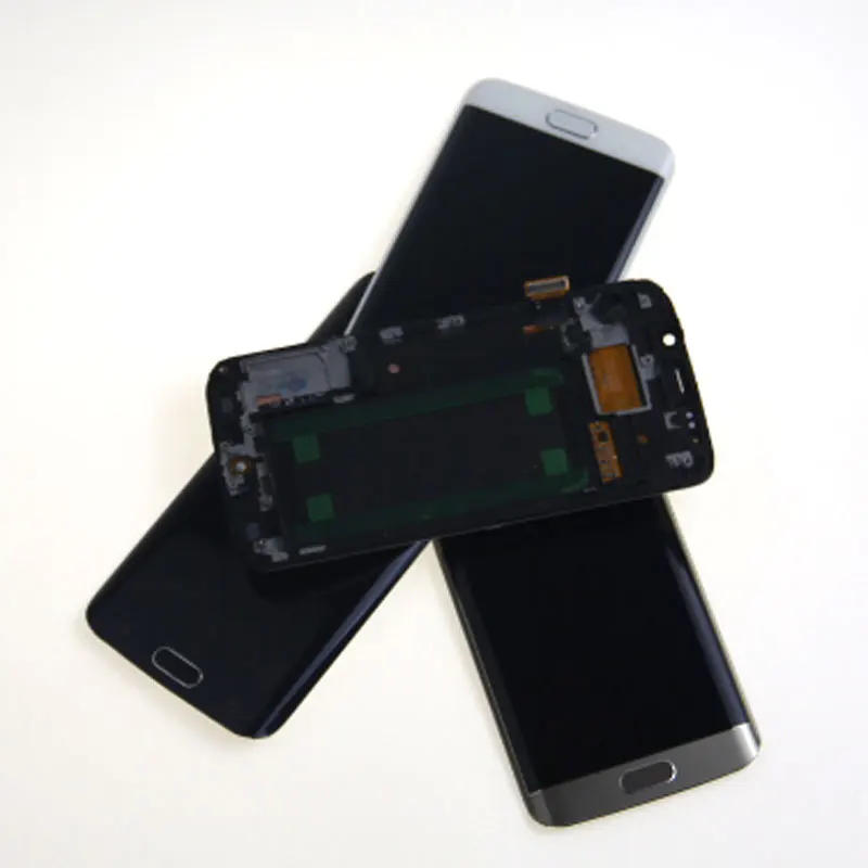 AMOLED для SAMSUNG Galaxy s6 edge G925 G925F G925I ЖК дисплей планшета Ассамблеи мобильного телефона