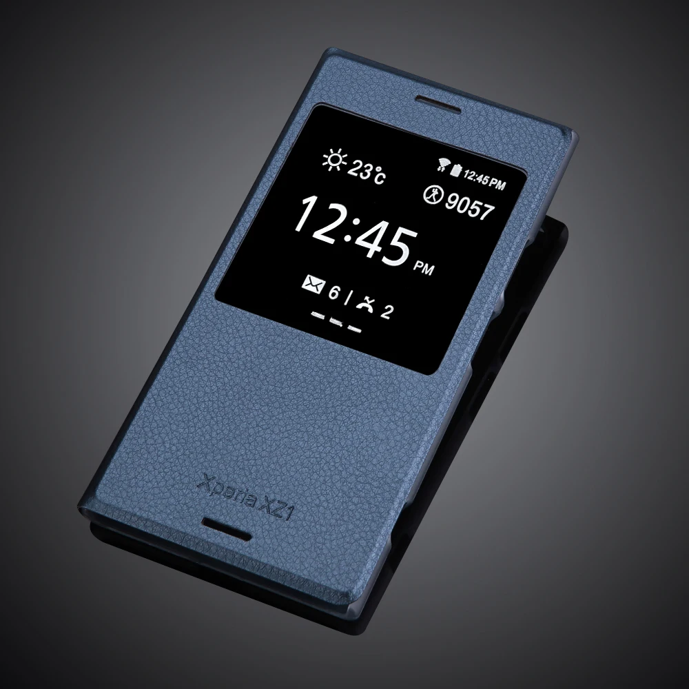 Новое поступление роскошный защитный чехол для телефона Sony Xperia XZ1 G8341 F8342 флип XZ 1