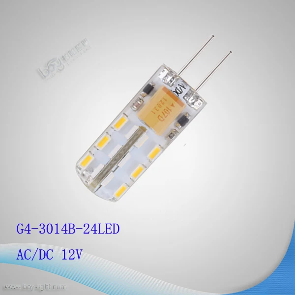 Холодный белый 110 люмен 6000 К 1.5 Вт G4 LED AC/DC12V 24x3014 SMD лампа | Автомобили и мотоциклы