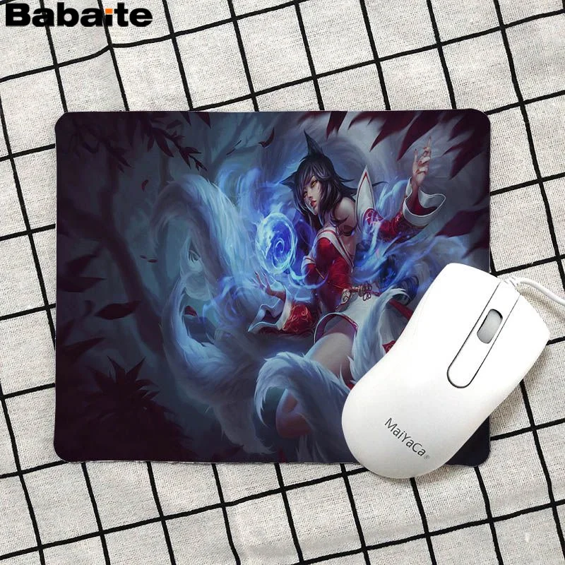 Babaite Лидер продаж Ahri League Of Legends красивый коврик для мышки в стиле аниме оптовая